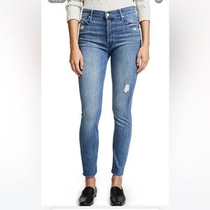 Mother Stunner Ankle Fray Jeans